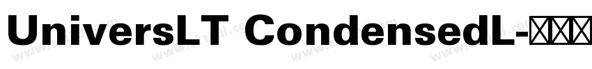 UniversLT CondensedL字体转换